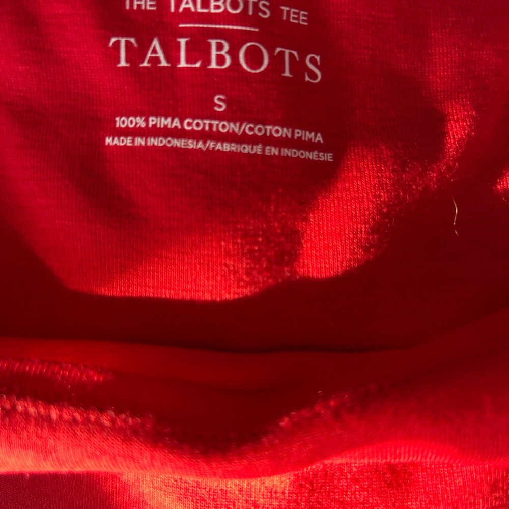 NWT Talbots Vibrant Red Sleeveless Tank Top - Picture 4 of 4